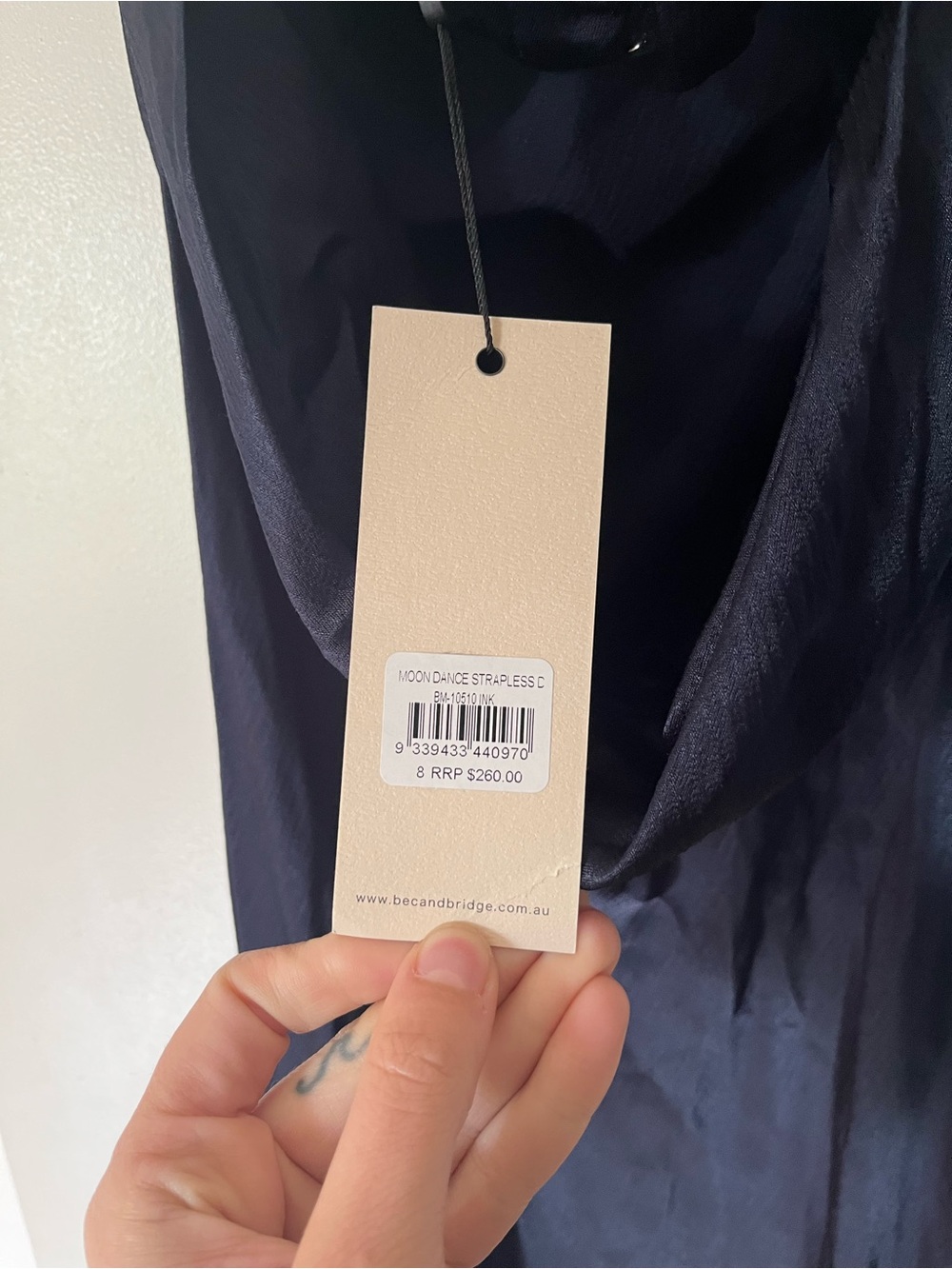 NWT Bec & Bridge Moondance Dress in Ink - Picture 7 of 8